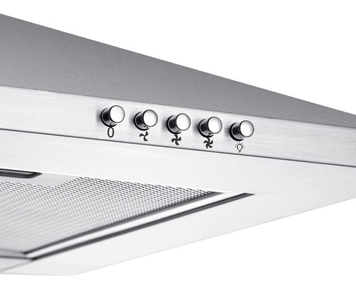 Campana Para Cocina Acero Inoxidable Luz Led Filtro Lavable 