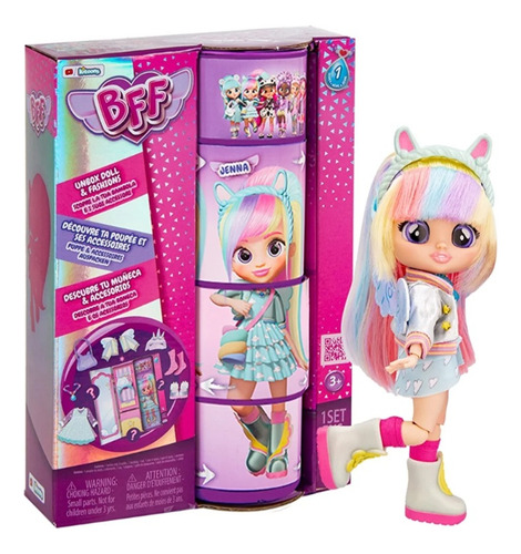 Cry Babies Bff Bebes Llorones Muñeca Jenna.