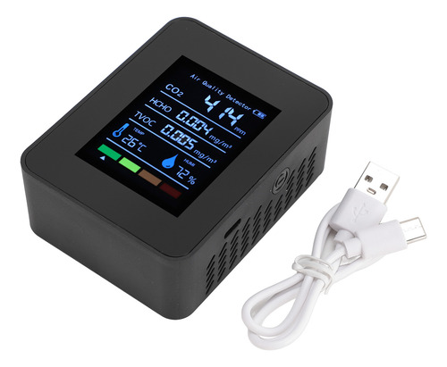 Probador De Calidad Del Aire, Detector Portátil De Co2, Tvoc