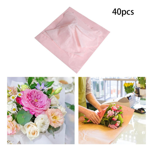 2 Surtido De Papel De Regalo Floral Premium Para 30cmx30cm