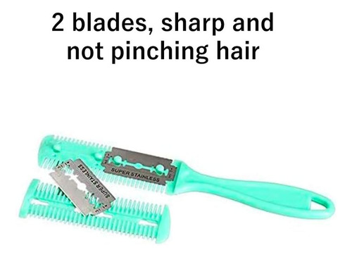 Hair Razor Comb, Split End Trimmer, Dual Sides Beauty S...