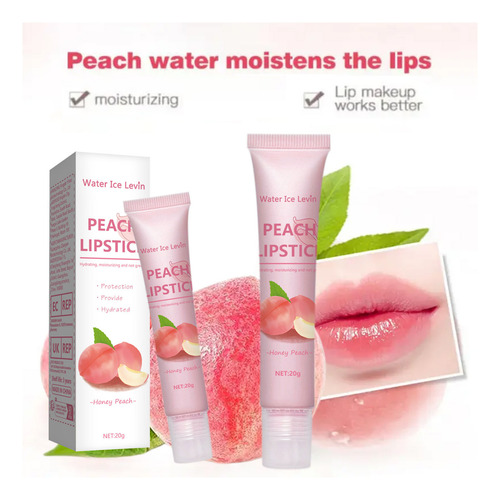 Bálsamo Hidratante Para Brillo De Labios Peach Lipgloss Que