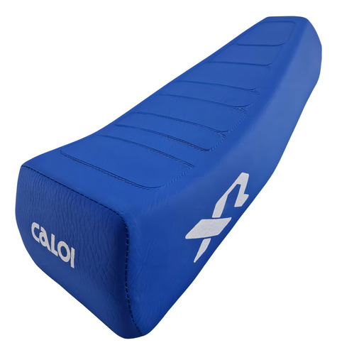 Banco Caloi Xr Azul Mobilete Selim Bike Com Suporte Completo
