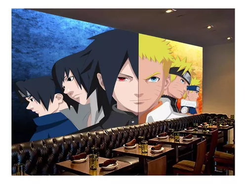 Papel De Parede Anime Naruto Mangá Personagens 4m² Nrt07