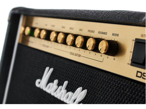 Marshall Dsl20cr Combo Valvulado Guitarra Dsl20 + Footswitch Cor Preto Dourado Mteal