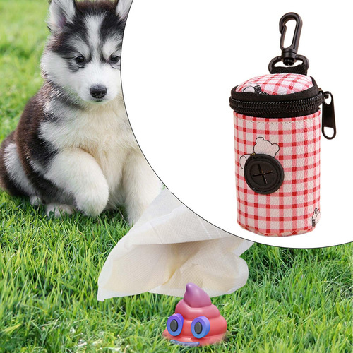 Soporte Y Dispensador De Bolsas Para Desechos De Perros