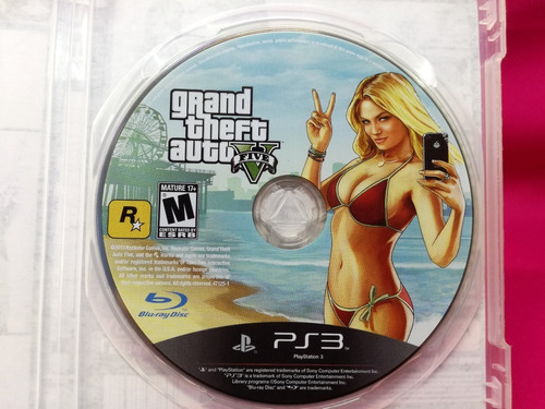 Grand Theft Auto Five 5 Gta 5 Playstation 3 Ps3 *portada Custom* (Usado)