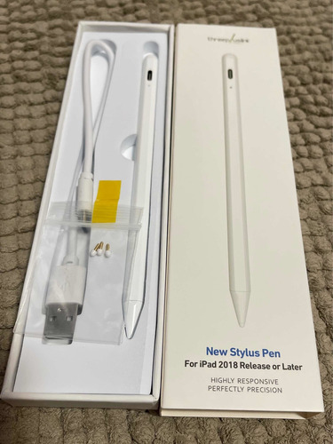 Lápiz Óptico iPad Modelo2018 - Color Blanco