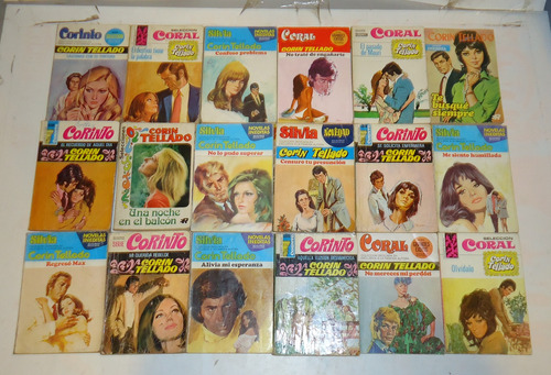 Lote 90 Libros Novela Romántica Colección Corín Tellado (Usado)