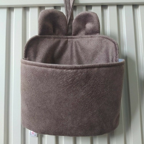 Imagem 4 de 8 de Organizadores Urso Minimalista Quarto De Bebê Cestos Fraldas