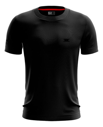 Camiseta Texx Basic Algodão Basico Preta Masculina Verão