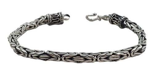 Pulsera Bali De Plata Ley .925 Para Caballero