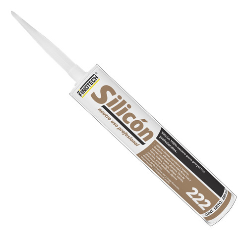 Silicon Neutro Uso Profesional 280ml-finotech 222-blanco