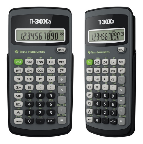 Calculadora científica premium Ti-30xa de Texas Instruments, color negro
