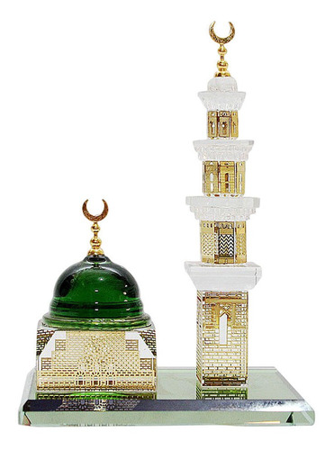 Stable Mosque Estatua Decoración Cristal Miniatura Islamic