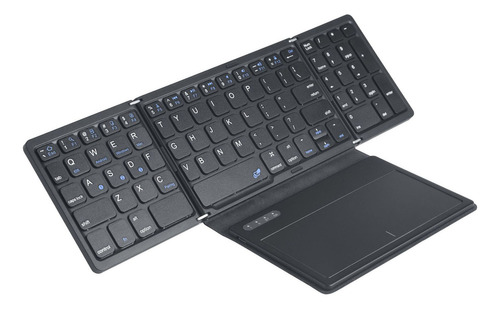 Teclado Inalámbrico Ultra Delgado Plegable Con Touchpad Gran