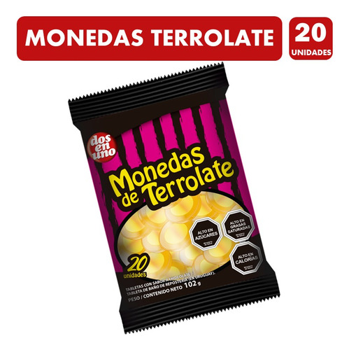 Monedas De Chocolate Tipo Halloween Terrolate(bolsa Con 20u)