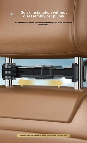 Soporte Universal En Cabecera De Auto Para Smartphone Tablet