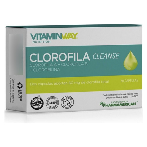 Clorofila Cleanse Vitamin Way X 30 Capsulas