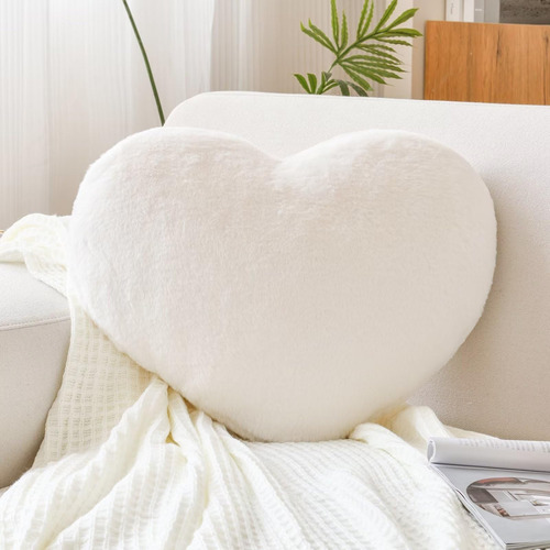 Cojín Corazón, Suave Cojín En Forma De Corazón, Decoración D