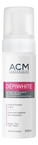 Acm Depiwhite Mousse Dermolimpiador Aclarante 200ml Melasma Momento De Aplicación Día/noche Tipo De Piel Todo Tipo De Piel