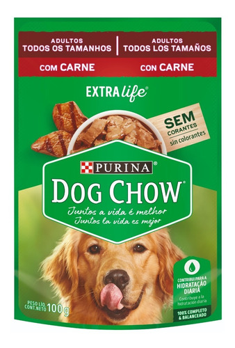 Imagen 3 de 10 de Pack Dog Chow® Adulto Carne 100g