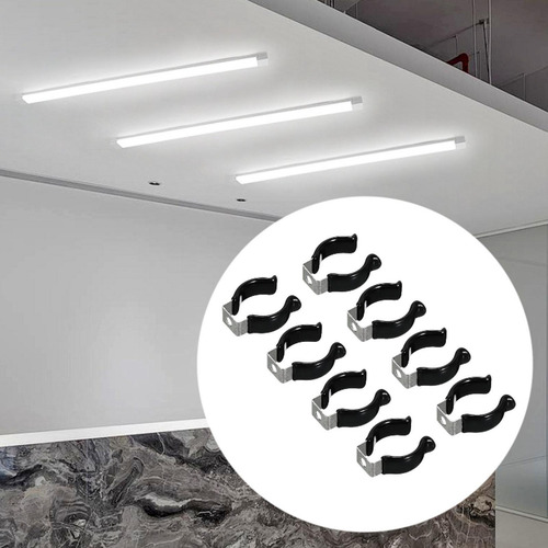8 Piezas De Soporte De Clip Para Tubo Led, Repuesto T10