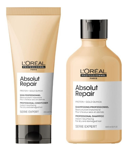 Pack Loreal Pro Absolut Repair Shampoo + Aco + Necessaire