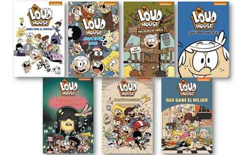 ** Combo 7 Titulos The Loud House ** Comics Nickelodeon