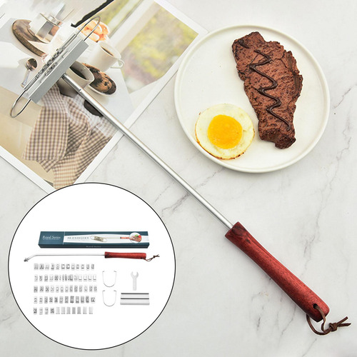 Barbacoa Personalizada Carne Branding Hierro Desmontable Diy