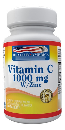 Vitamina C 1000 Mg + Zinc - Unidad a $600