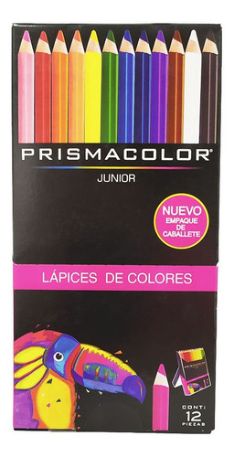 Lapiz De Color Prismacolor Redondos Largos 12 Pzs