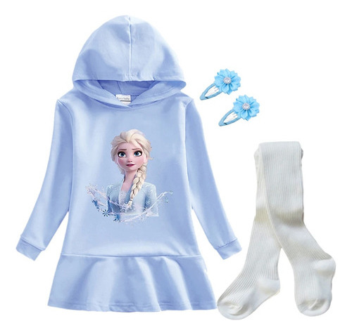 Sudadera Frozen Elsa Princess De Manga Larga Para Niñas