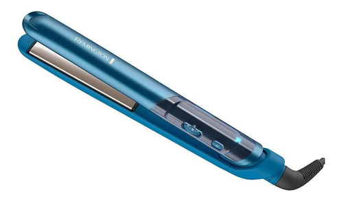 Imagen 2 de 7 de Plancha de cabello Remington Professional Pro 1" Titanium Ceramic Flat Iron Ocean Silk S9612 azul 110V