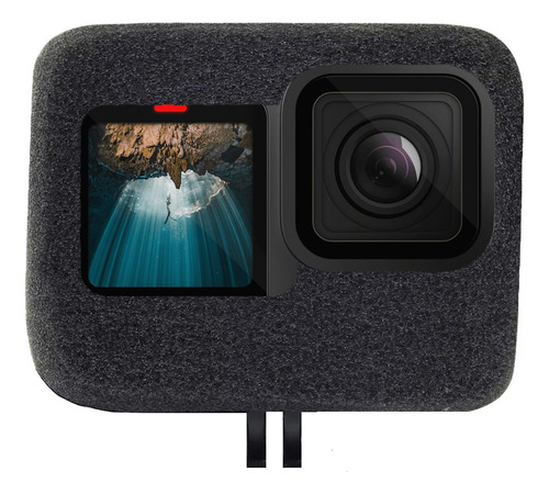 Carcasa Espuma Anti Viento Micrófono For Gopro Hero 13 Black