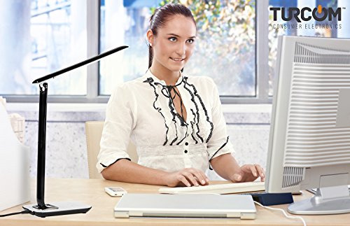 Lámpara De Escritorio Led Turcom Con Puerto De Carga Usb