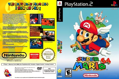 Super Mario 64 [REPRO-PACTH] - PS2 - Sebo dos Games - 10 anos!