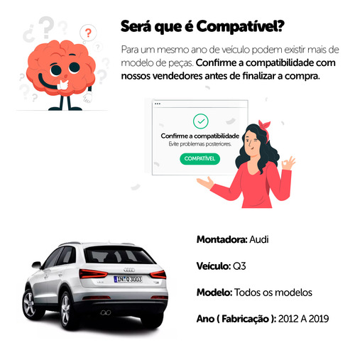 4 Amortecedores Kayaba Com Kits Sampel Audi Q3 12/19