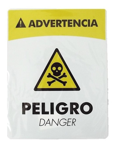 Imagen 1 de 2 de Aviso Señal Peligro Advertencia 21x16 Señalizacion Exteriore