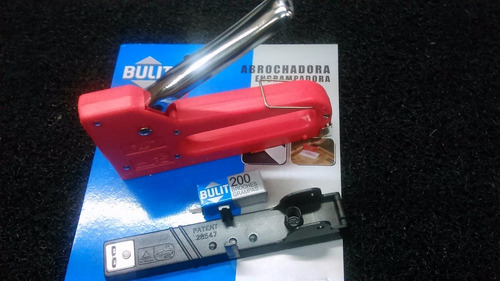 Imagen 4 de 6 de Abrochadora Engrampadora Bulit 2 En 1 Con 200 Grampas
