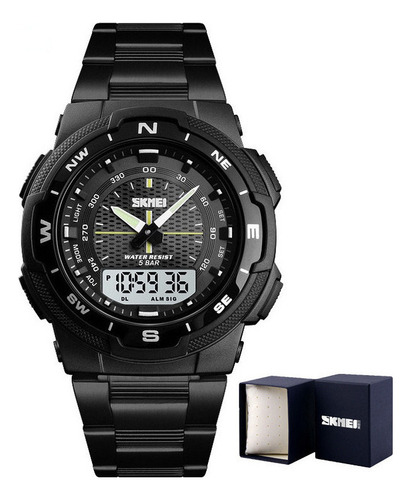 Reloj Cronógrafo Luminoso De Moda Skmei 1370