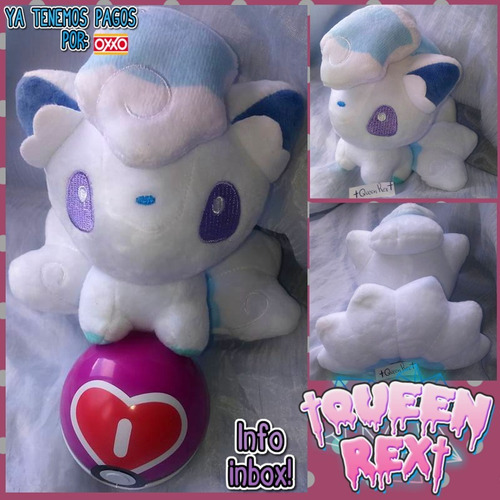 Vulpix Alola, Pokemon Sol Y Luna Pokedoll Vulpix