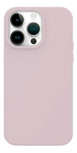 Capa de silicone com MagSafe para iPhone 15 Pro Max – Rosa-claro