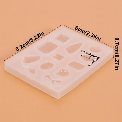 Moldes De Resina Para Joyería Molde Colgante De Silicona Mol