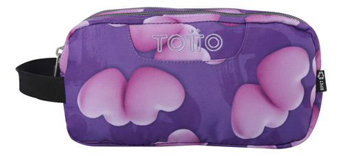 Estuche Escolar Escuadra Rpet Morado Chubby