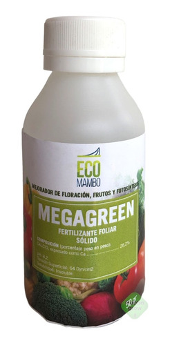 Eco Mambo Megagreen Fertilizante 50g Mejor Frutos Gabba Grow