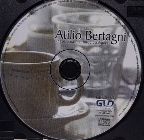 Cd Atilio Bertagni ( Tangos Para Una Tarde Cualquiera)