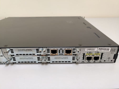 Roteador Cisco 2800 Series - Model 2811 Integrated Services (Usado)