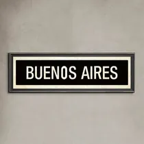 Comprar Cuadros Carteles Ciudades Vintage Buenos Aires
