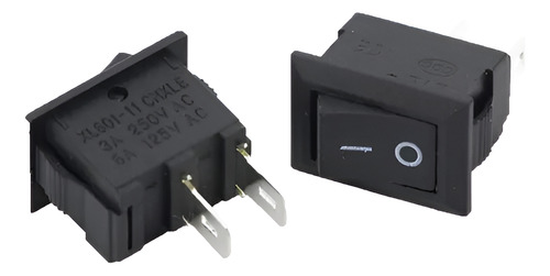 5 Piezas Mini Interruptor Switch On Off  Balancín 1-250v 6a